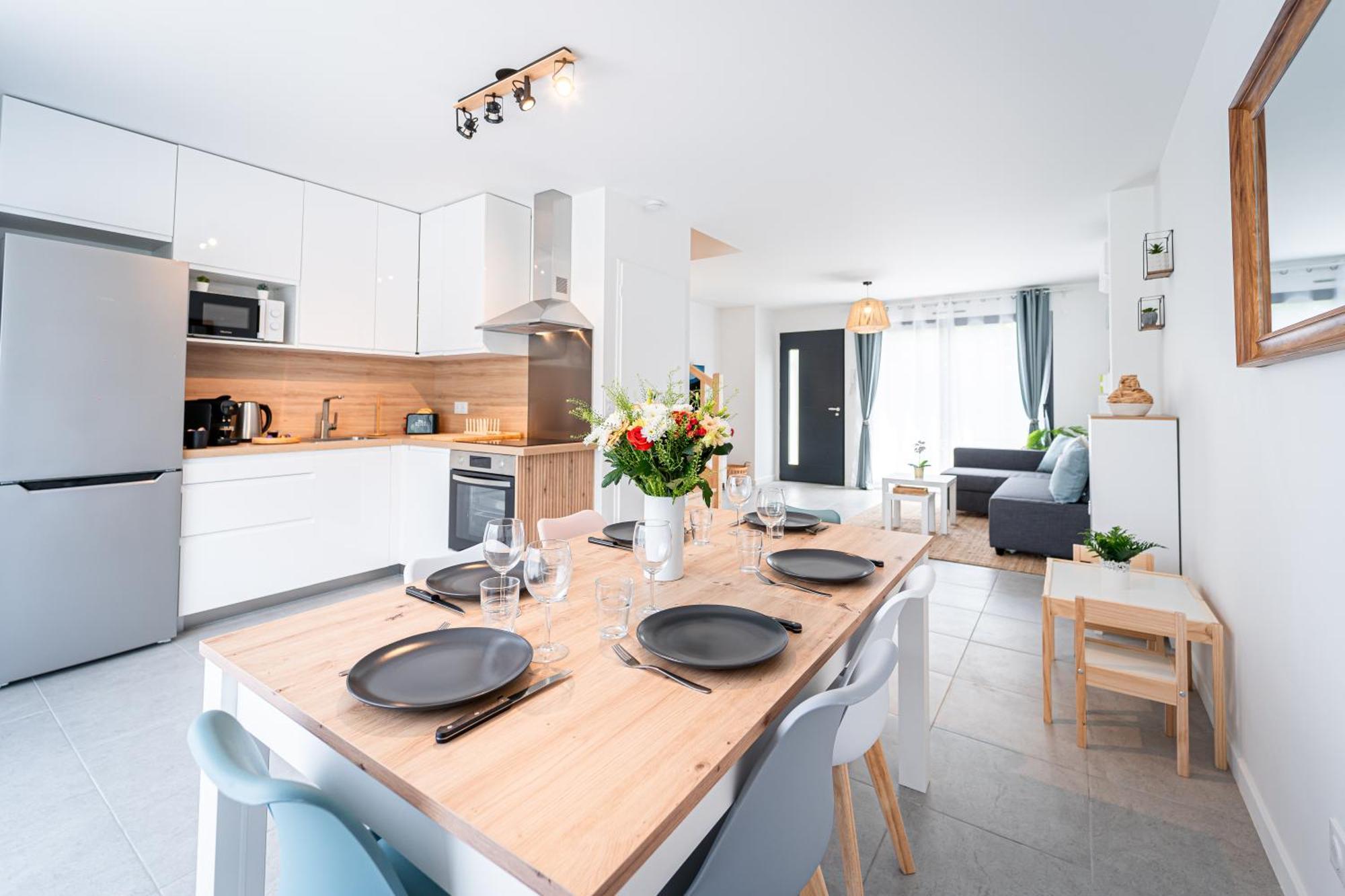 Le Cool Plex Duplex Avec Jardin, Disney 10Mn Esbly Bagian luar foto