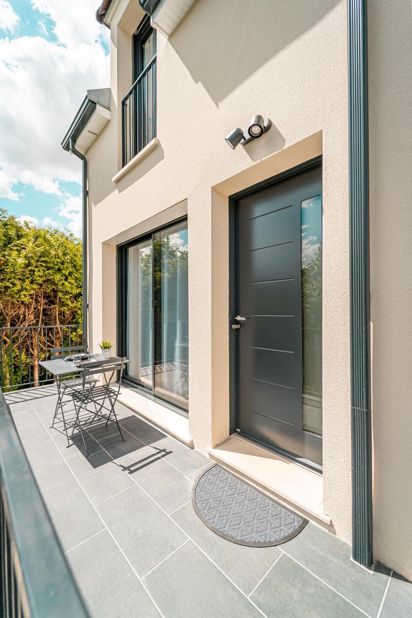 Le Cool Plex Duplex Avec Jardin, Disney 10Mn Esbly Bagian luar foto