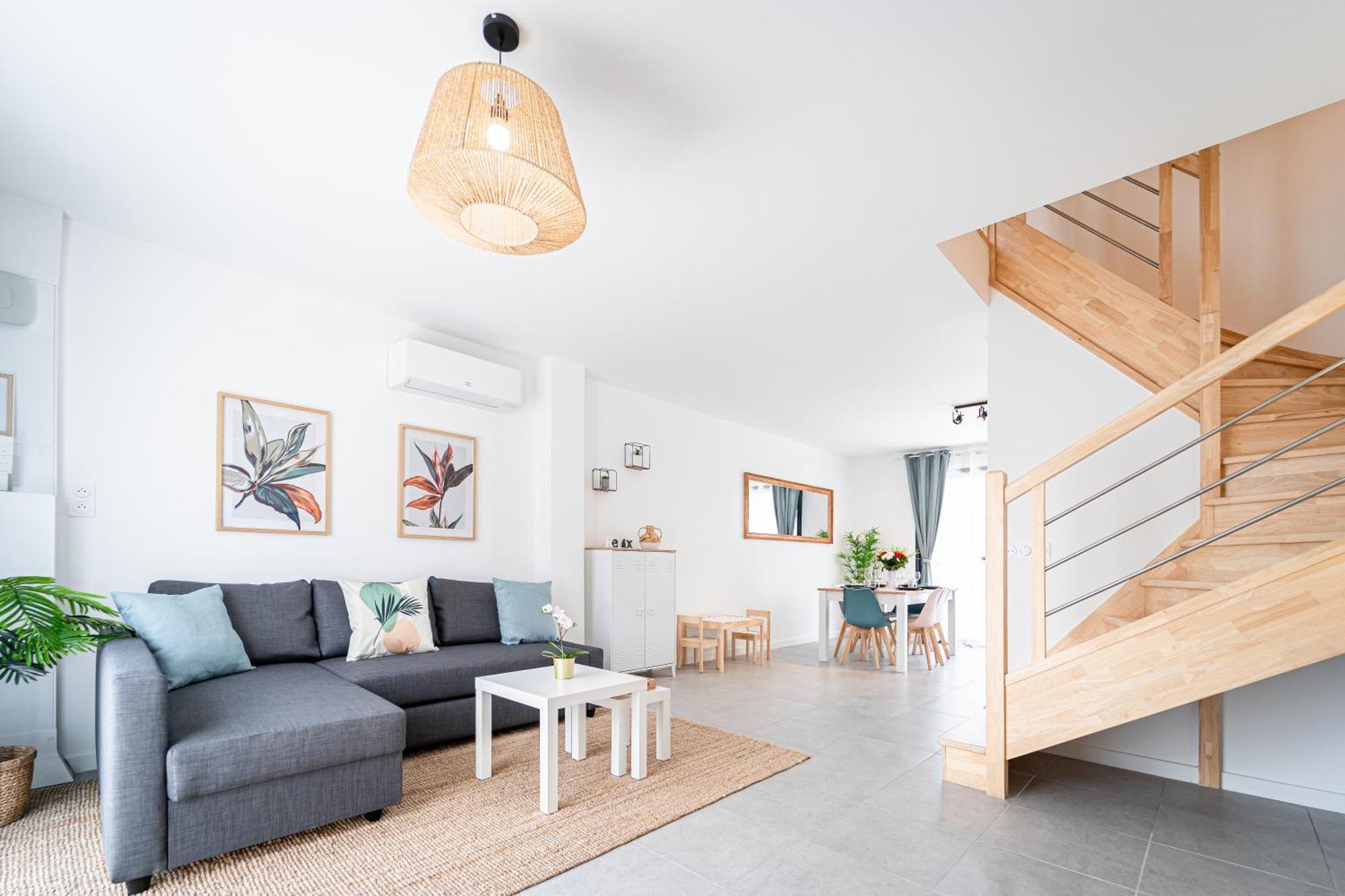 Le Cool Plex Duplex Avec Jardin, Disney 10Mn Esbly Bagian luar foto