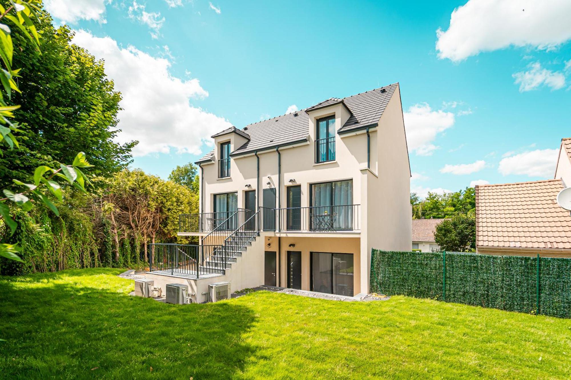 Le Cool Plex Duplex Avec Jardin, Disney 10Mn Esbly Bagian luar foto